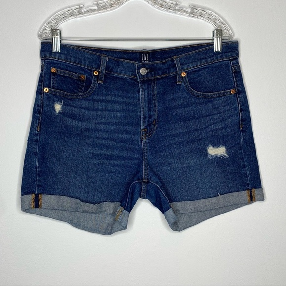 Gap Denim Distressed Shorts - Picture 1 of 10